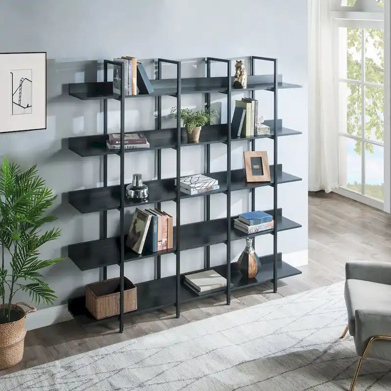 Bibliothèque à 5 niveaux pour bureau à domicile