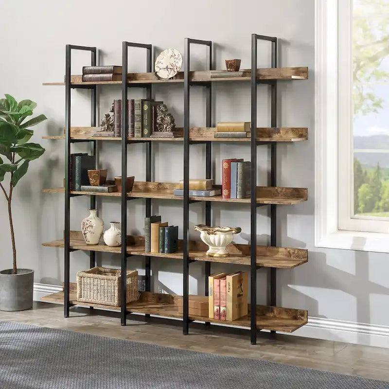 Bibliothèque à 5 niveaux pour bureau à domicile