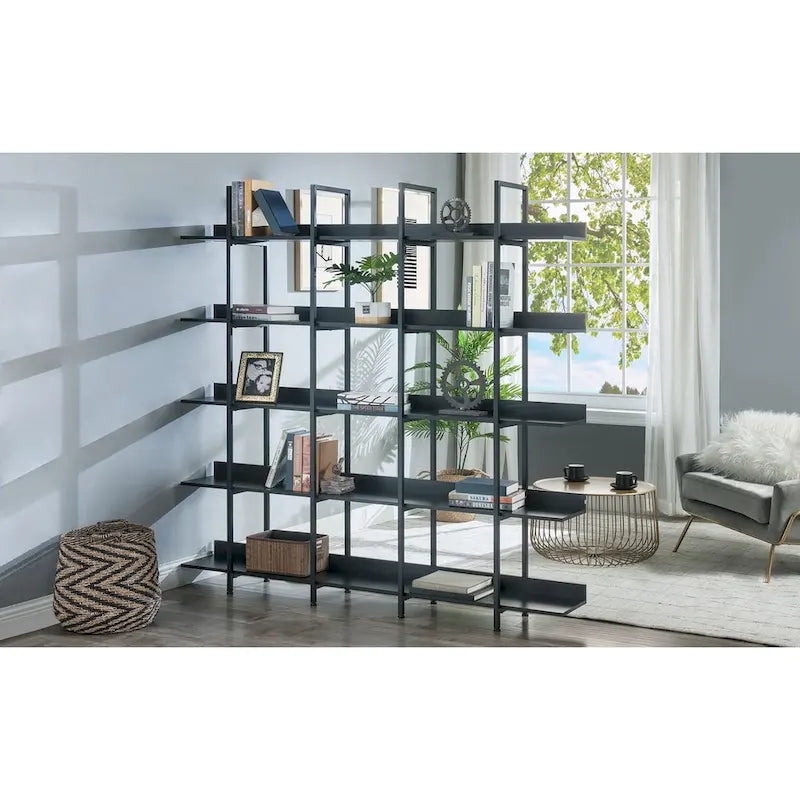 Bibliothèque à 5 niveaux pour bureau à domicile