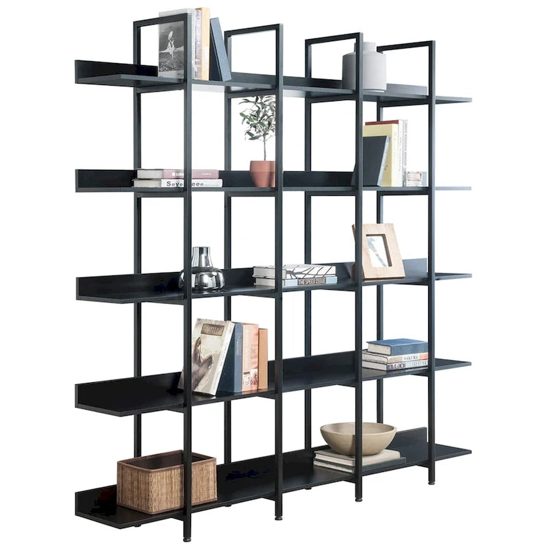 Bibliothèque à 5 niveaux pour bureau à domicile