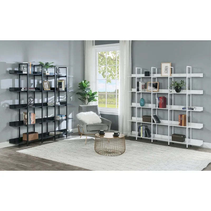 Bibliothèque à 5 niveaux pour bureau à domicile