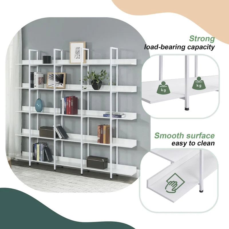 Bibliothèque à 5 niveaux pour bureau à domicile
