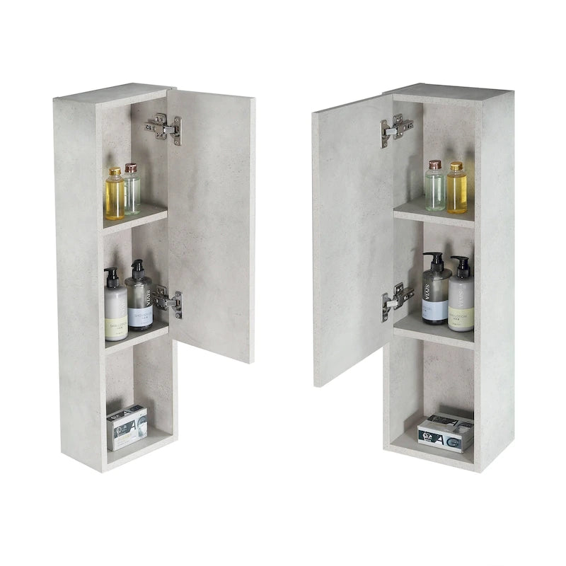 Meuble de rangement latéral étroit de 9 pouces