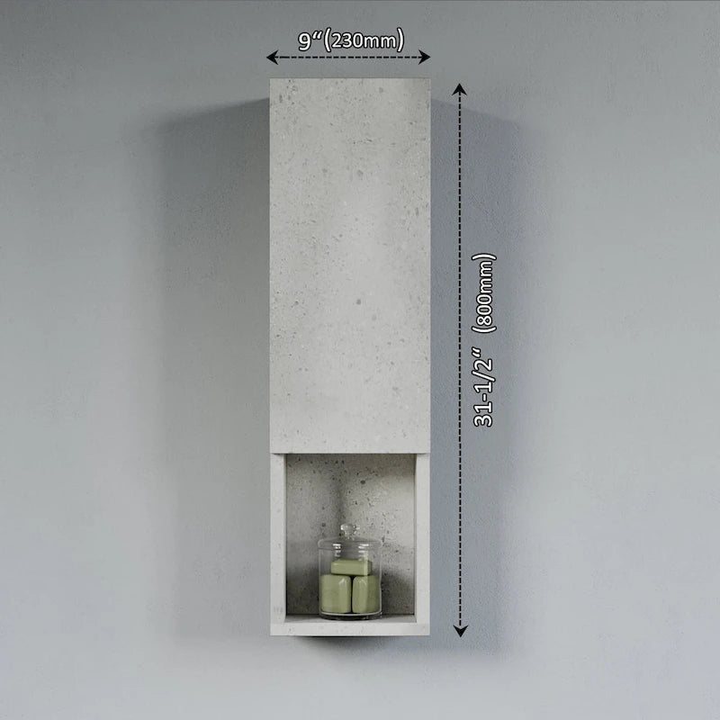 Meuble de rangement latéral étroit de 9 pouces