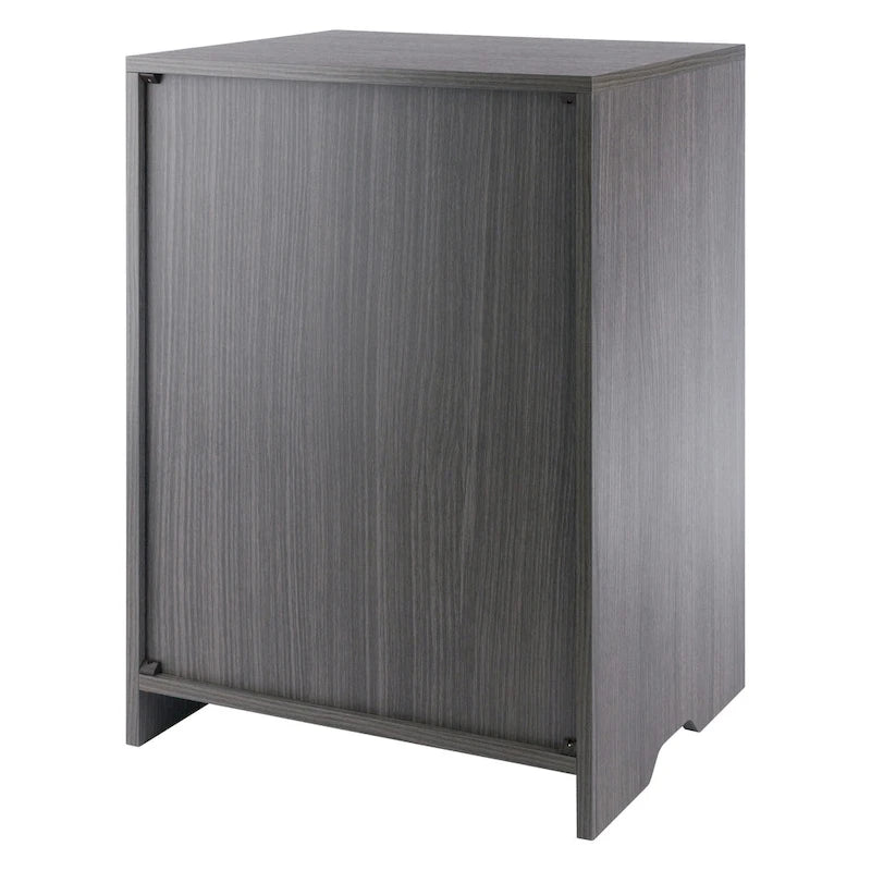 Classeur de rangement en acier anthracite avec tiroir verrouillable pour l'organisation du bureau à domicile