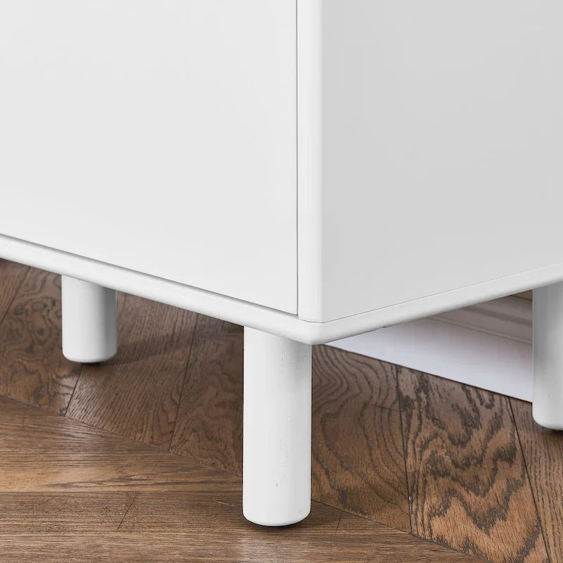 Armoire de rangement à deux portes avec étagère réglable
