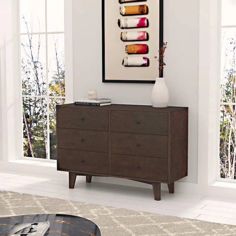 Buffet console avec casiers de rangement pour salle à manger