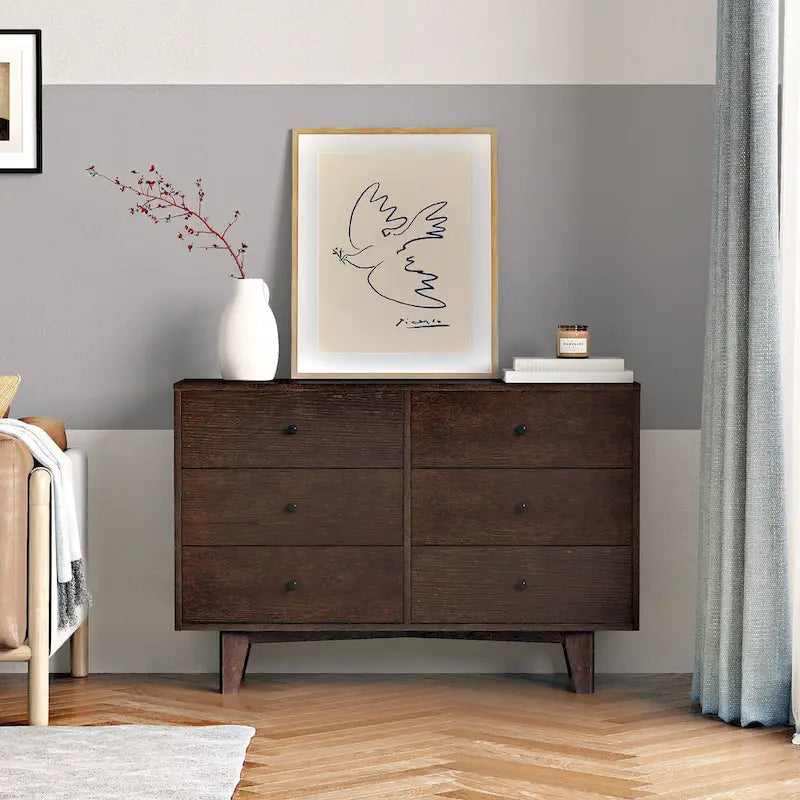 Buffet console avec casiers de rangement pour salle à manger