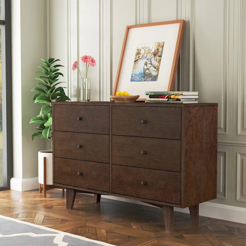 Buffet console avec casiers de rangement pour salle à manger