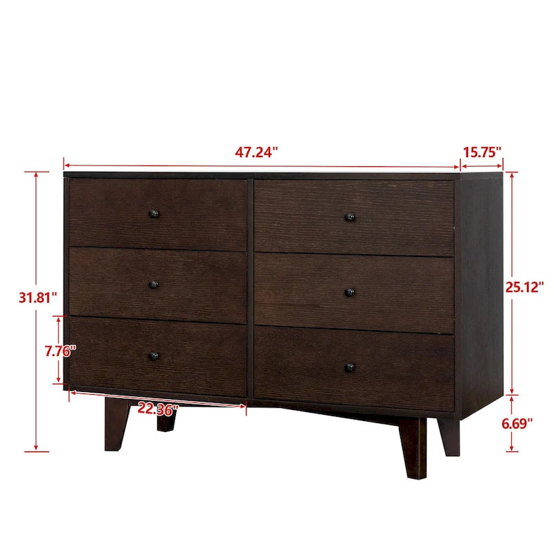 Buffet console avec casiers de rangement pour salle à manger