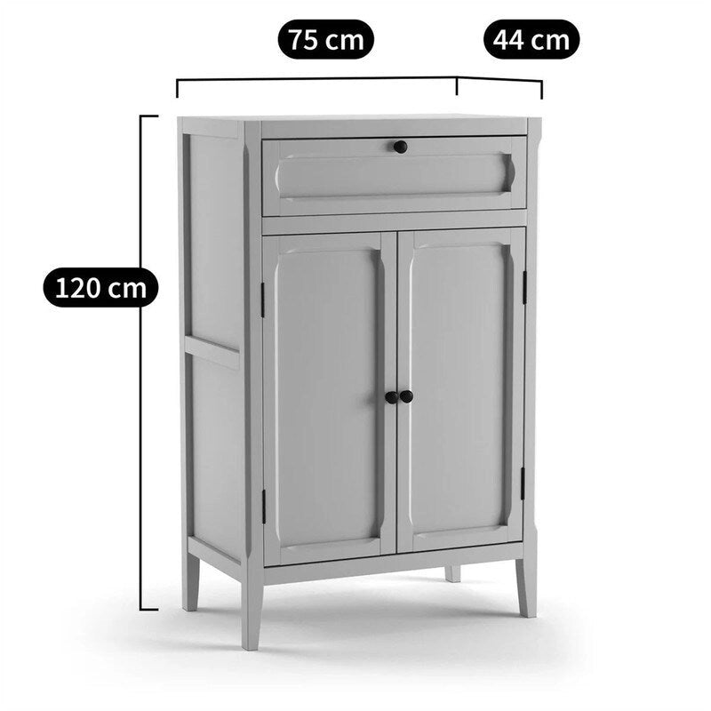 Meuble 2 portes, 1 tiroir – H 47,3 * L 29,6 * P 17,4