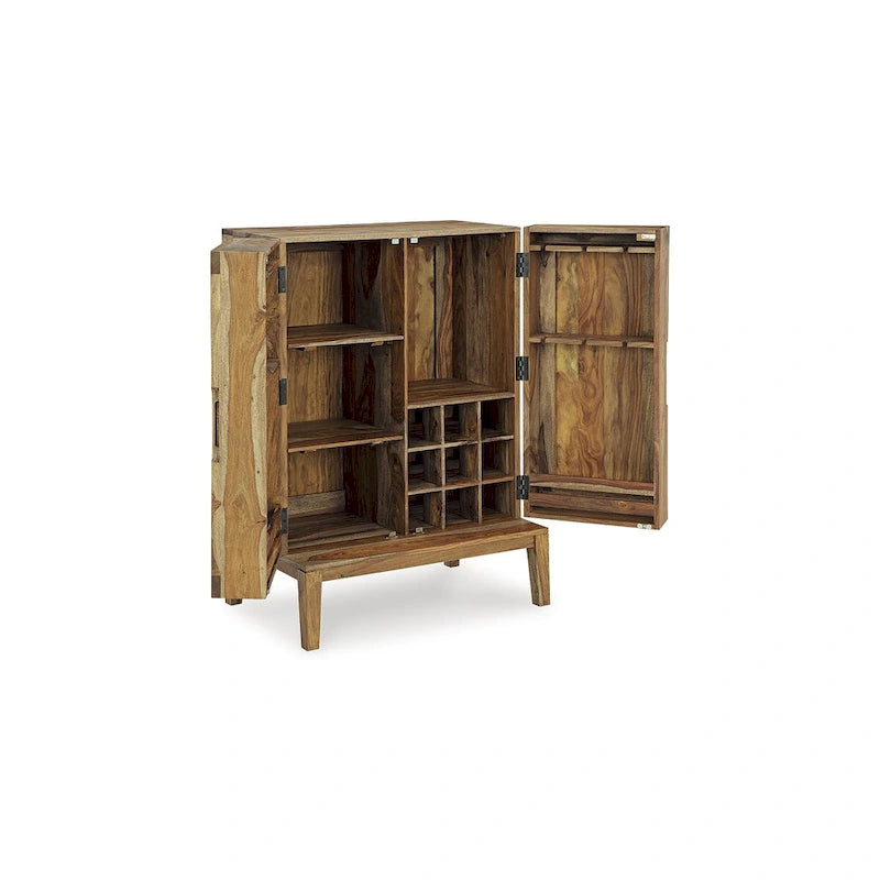 Meuble bar brun - 32 L x 20 P x 45 H