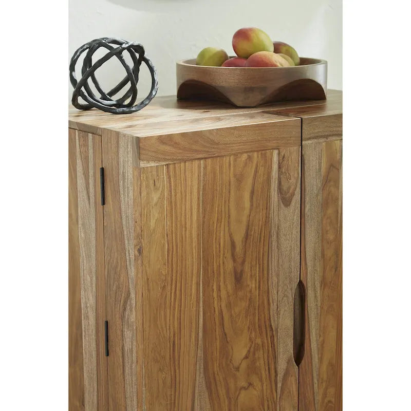 Meuble bar brun - 32 L x 20 P x 45 H