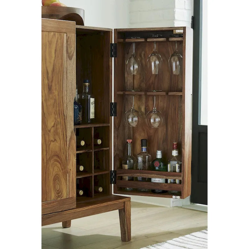 Meuble bar brun - 32 L x 20 P x 45 H