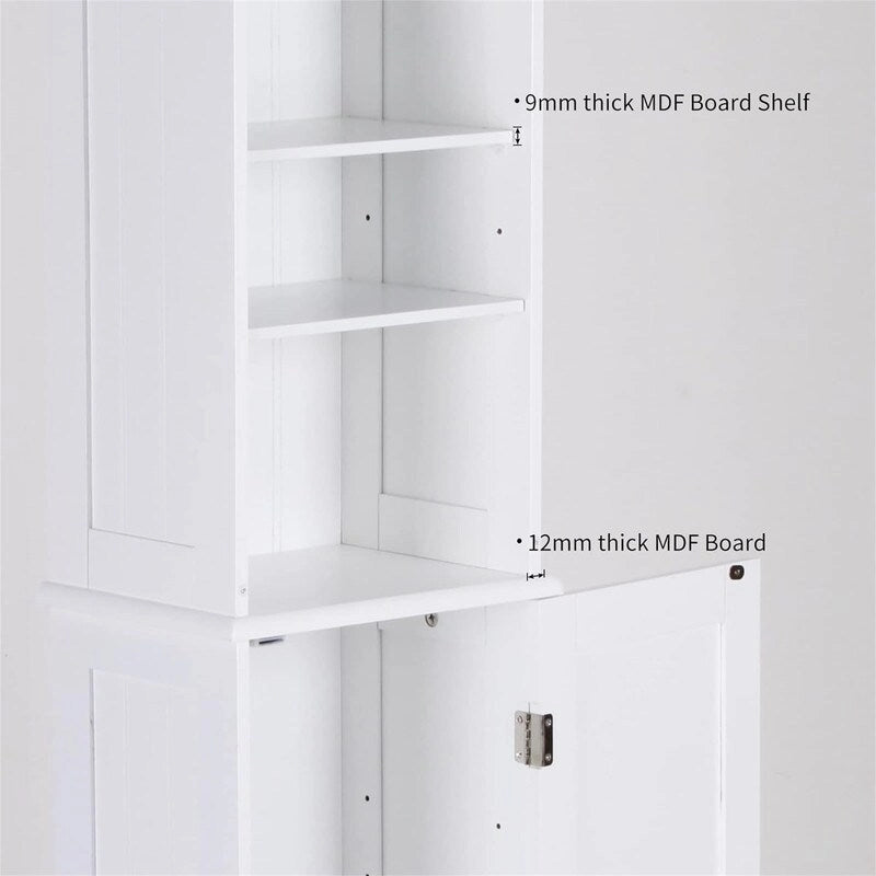 Armoire de rangement de salle de bain - 9P x 13,4L x 65H