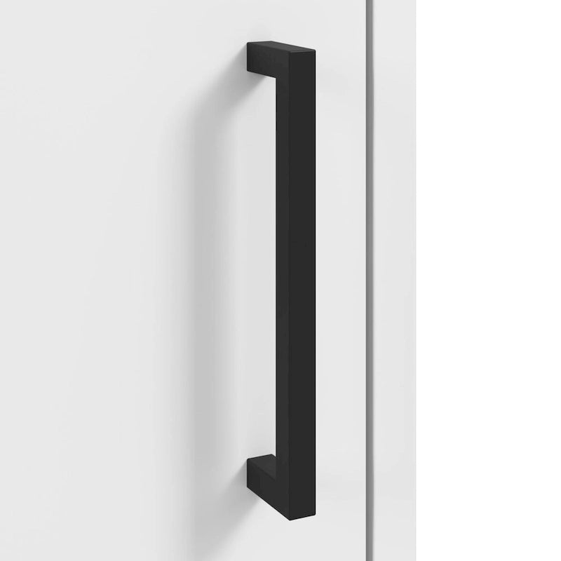 Meuble de rangement de salle de bain autoportant avec étagères réglables et design peu encombrant
